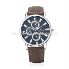Ретро роскошь Vogue кварцевые популярные кожаный ремешок наручные часы SOXY048